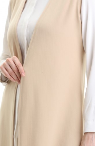 Beige Waistcoats 8748-03