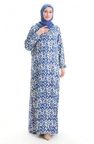 Indigo İslamitische Jurk 994585A-04