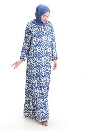 Indigo İslamitische Jurk 994585A-04