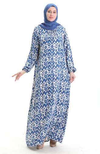 Indigo İslamitische Jurk 994585A-04