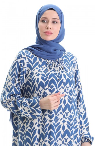 Indigo İslamitische Jurk 994585A-04