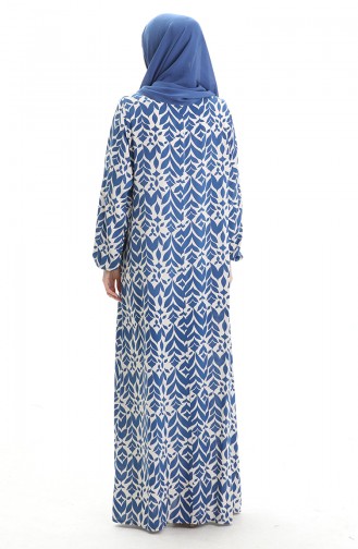 Indigo İslamitische Jurk 994585A-04