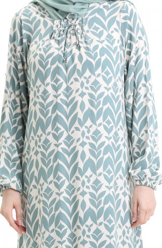 Robe Hijab Vert menthe 994585A-05