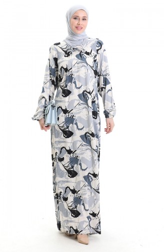Robe Hijab Gris 994585G-01