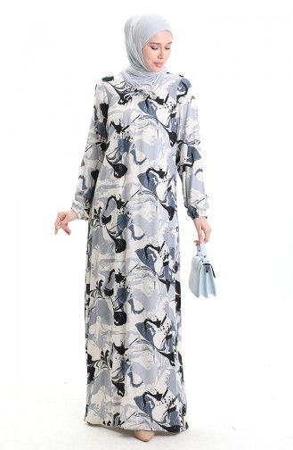 Robe Hijab Gris 994585G-01