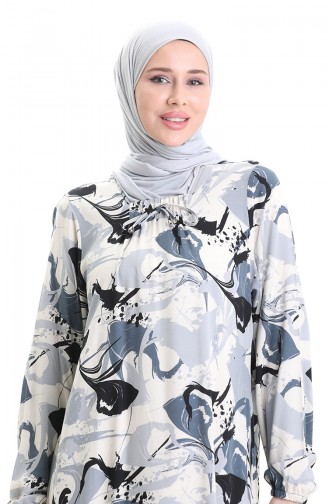 Robe Hijab Gris 994585G-01