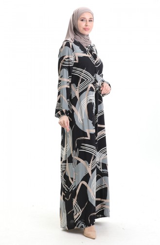 فستان رمادي 994585H-01