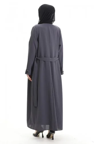 Plus Size Honingraatstof Tweedelig Pak 6208-05 Grijs 6208-05