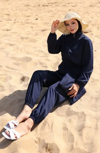 ملابس السباحة بحقيبة 5035-01 كحلي 5035-01