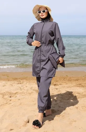 Hijab-badpak Met Tas 5035-03 Antraciet 5035-03