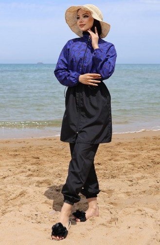 Ebrar Maillot De Bain Hijab Taille Elastique 5039-02 Saks 5039-02