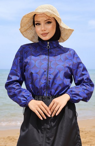 Ebrar Maillot De Bain Hijab Taille Elastique 5039-02 Saks 5039-02
