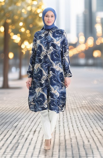 Navy Blue Tuniek 992032F-02