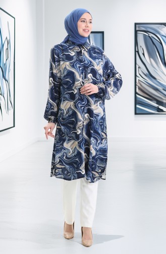 Navy Blue Tuniek 992032F-02