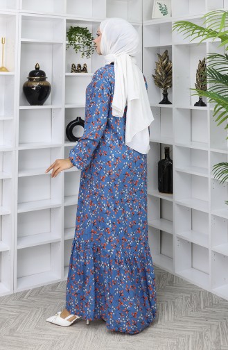 Indigo Hijab Kleider 0065-01