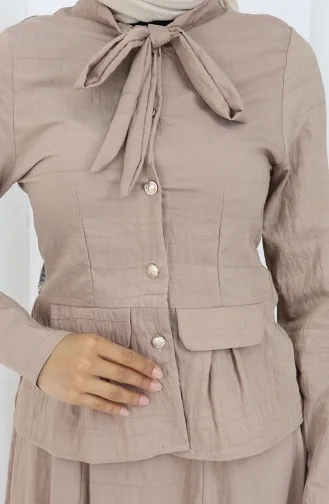 بدلة من قطعتين قميص وتنورة 11309-06 من المنك 11309-06