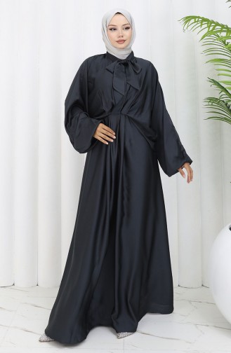 Habillé Hijab Noir 6204-05