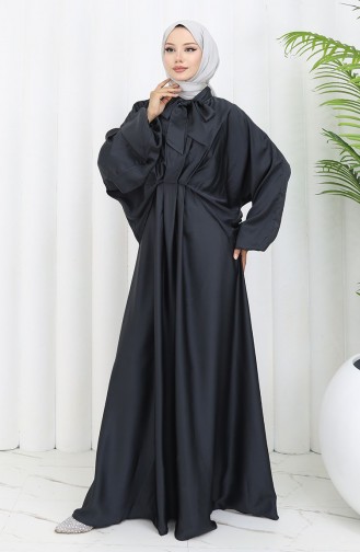 Habillé Hijab Noir 6204-05