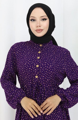 Purple İslamitische Jurk 0068-01