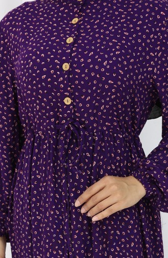 Purple İslamitische Jurk 0068-01
