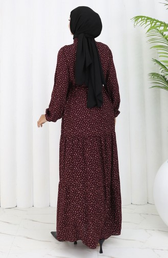 Brown İslamitische Jurk 0068-04
