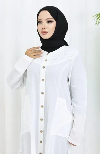 Authentische Tunika 0508-01 Weiss 0508-01