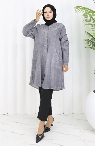 Authentische Tunika 0508-02 Grau 0508-02