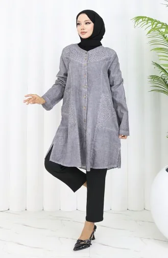 Authentische Tunika 0508-02 Grau 0508-02