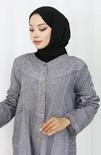 Authentische Tunika 0508-02 Grau 0508-02
