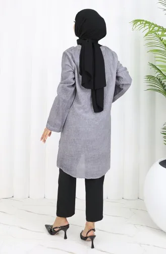 Authentische Tunika 0508-02 Grau 0508-02