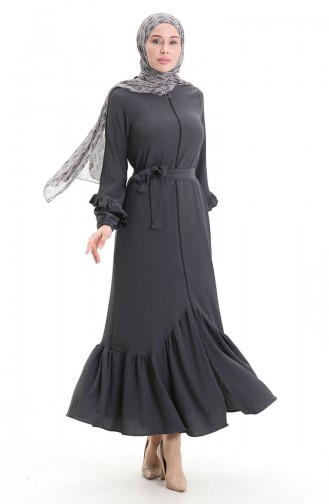 عباءه أسود فاتح 1059-05