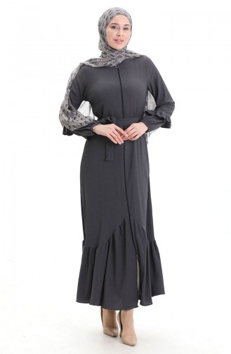 عباءه أسود فاتح 1059-05