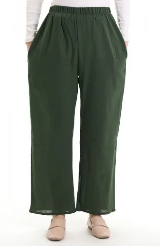Şile Cloth Wijde Broek 0021-09 Smaragdgroen 0021-09