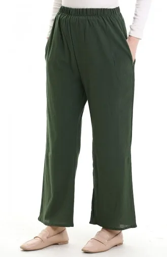 Şile Cloth Wijde Broek 0021-09 Smaragdgroen 0021-09