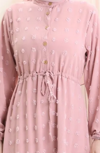 Robe Demi-boutonnée En Tissu Aerobin 0064-08 Poudre 0064-08