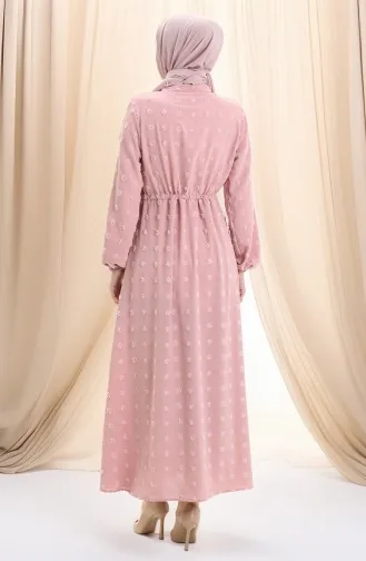 Robe Demi-boutonnée En Tissu Aerobin 0064-08 Poudre 0064-08