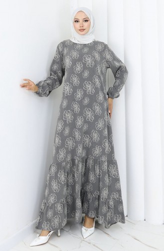 Robe Hijab Antracite 2056-03
