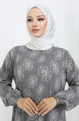 Robe Hijab Antracite 2056-03