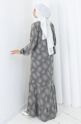 Robe Hijab Antracite 2056-03
