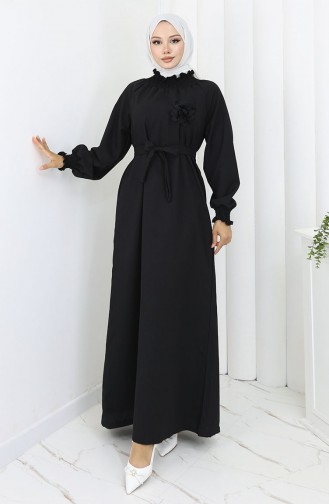 Black İslamitische Jurk 2063-01