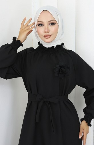 Black İslamitische Jurk 2063-01