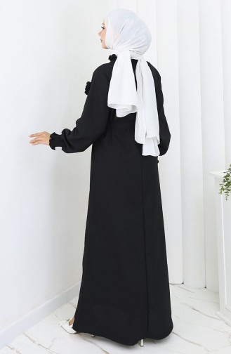 Black İslamitische Jurk 2063-01