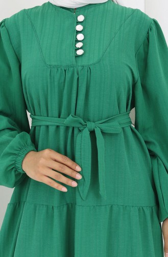 Green İslamitische Jurk 2065-04