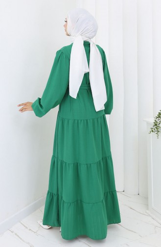 Green İslamitische Jurk 2065-04