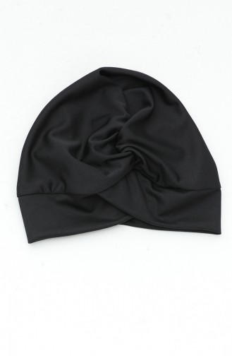 Schwarz Hijab Badeanzug 2501-01