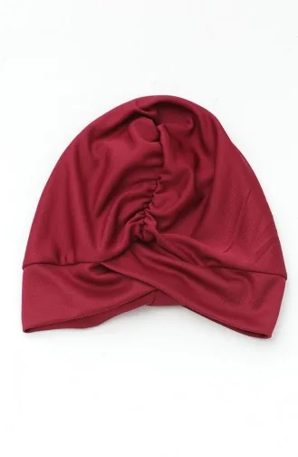 Maillot De Bain De Piscine Sans Manches 2502-03 Rouge Bordeaux 2502-03