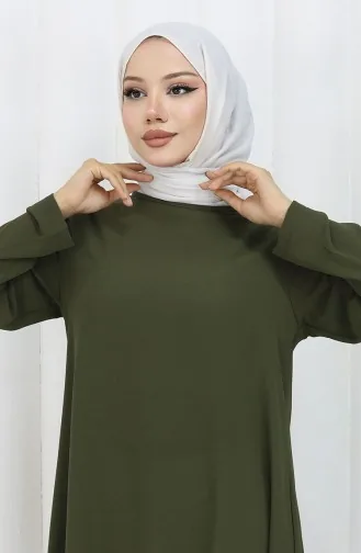 Tunique Princesse Asymétrique 4101-02 Vert Foncé 4101-02