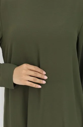 Tunique Princesse Asymétrique 4101-02 Vert Foncé 4101-02