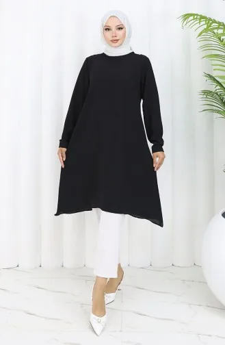 Tunique Princesse Asymétrique 4101-04 Noir 4101-04