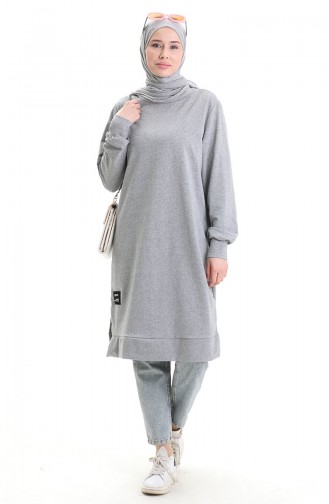 Armalı Tunik 0012-17 Gri